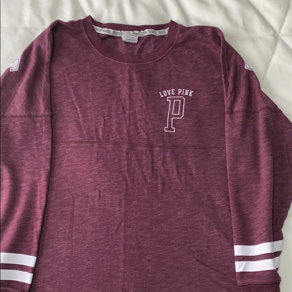 PINK maroon long sleeve